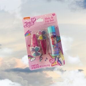 JoJo Siwa Pink and Blue Hair & Lip Set